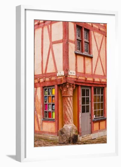 La Maison Du Pilier Rouge in Le Mans, Sarthe, Pays De La Loire, France, Europe-Julian Elliott-Framed Photographic Print