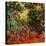 La maison vu du jardin aux roses,1922-1924 Canvas 89 x 92 cm Inv. 5108.-Claude Monet-Stretched Canvas