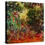 La maison vu du jardin aux roses,1922-1924 Canvas 89 x 92 cm Inv. 5108.-Claude Monet-Stretched Canvas
