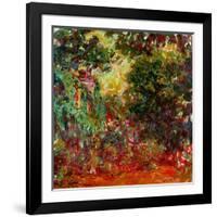 La maison vu du jardin aux roses,1922-1924 Canvas 89 x 92 cm Inv. 5108.-Claude Monet-Framed Giclee Print