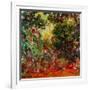 La maison vu du jardin aux roses,1922-1924 Canvas 89 x 92 cm Inv. 5108.-Claude Monet-Framed Giclee Print