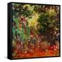 La maison vu du jardin aux roses,1922-1924 Canvas 89 x 92 cm Inv. 5108.-Claude Monet-Framed Stretched Canvas