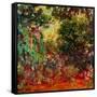 La maison vu du jardin aux roses,1922-1924 Canvas 89 x 92 cm Inv. 5108.-Claude Monet-Framed Stretched Canvas