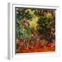 La maison vu du jardin aux roses,1922-1924 Canvas 89 x 92 cm Inv. 5108.-Claude Monet-Framed Giclee Print