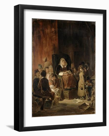 La Maîtresse d'école-Nicolas Toussaint Charlet-Framed Giclee Print