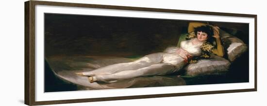 La Maja Vestida, the Clothed Maja, 1800-08-Francisco de Goya-Framed Giclee Print