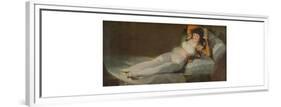 'La Maja Vestida', (The Clothed Maja), 1800-1808, (c1934)-Francisco Goya-Framed Premium Giclee Print