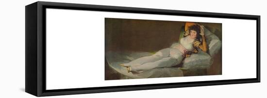 'La Maja Vestida', (The Clothed Maja), 1800-1808, (c1934)-Francisco Goya-Framed Stretched Canvas