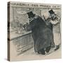 'La Majorité Opportuniste', 1919-Theophile Alexandre Steinlen-Stretched Canvas