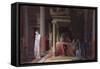 La maladie d'Antiochus ou Antiochus et Stratonice-Jean-Auguste-Dominique Ingres-Framed Stretched Canvas