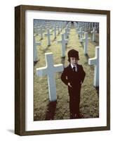 La Malediction THE OMEN by Richard Donner with Harvey Stephens, 1976 (photo)-null-Framed Photo