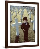 La Malediction THE OMEN by Richard Donner with Harvey Stephens, 1976 (photo)-null-Framed Photo