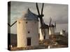 La Mancha Windmills, Consuegra, Castile-La Mancha Region, Spain-Walter Bibikow-Stretched Canvas