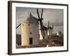 La Mancha Windmills, Consuegra, Castile-La Mancha Region, Spain-Walter Bibikow-Framed Photographic Print