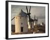 La Mancha Windmills, Consuegra, Castile-La Mancha Region, Spain-Walter Bibikow-Framed Photographic Print