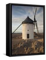 La Mancha Windmills, Consuegra, Castile-La Mancha Region, Spain-Walter Bibikow-Framed Stretched Canvas