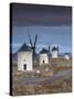La Mancha Windmills, Consuegra, Castile-La Mancha Region, Spain-Walter Bibikow-Stretched Canvas