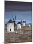 La Mancha Windmills, Consuegra, Castile-La Mancha Region, Spain-Walter Bibikow-Mounted Photographic Print