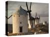 La Mancha Windmills, Consuegra, Castile-La Mancha Region, Spain-Walter Bibikow-Stretched Canvas