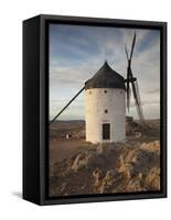 La Mancha Windmills, Consuegra, Castile-La Mancha Region, Spain-Walter Bibikow-Framed Stretched Canvas