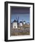 La Mancha Windmills, Consuegra, Castile-La Mancha Region, Spain-Walter Bibikow-Framed Photographic Print