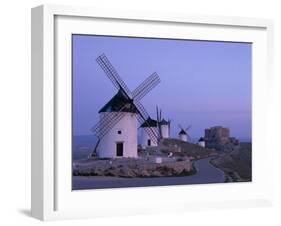 La Mancha, Windmills, Consuegra, Castilla-La Mancha, Spain-Steve Vidler-Framed Photographic Print