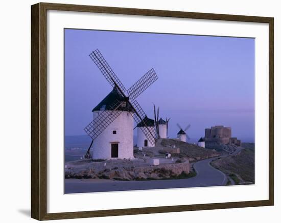 La Mancha, Windmills, Consuegra, Castilla-La Mancha, Spain-Steve Vidler-Framed Photographic Print