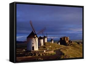 La Mancha, Windmills, Consuegra, Castilla-La Mancha, Spain-Steve Vidler-Framed Stretched Canvas