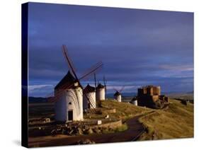 La Mancha, Windmills, Consuegra, Castilla-La Mancha, Spain-Steve Vidler-Stretched Canvas