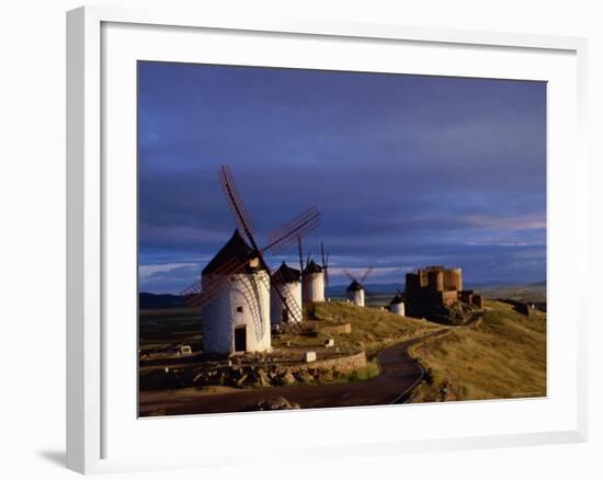 La Mancha, Windmills, Consuegra, Castilla-La Mancha, Spain-Steve Vidler-Framed Photographic Print