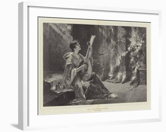 La Mandolinata-Conrad Kiesel-Framed Giclee Print