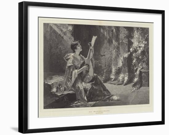La Mandolinata-Conrad Kiesel-Framed Giclee Print