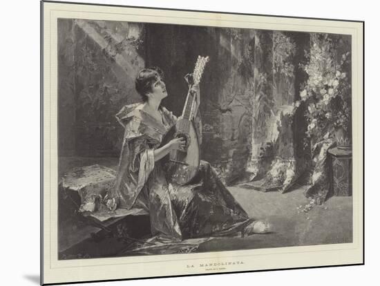 La Mandolinata-Conrad Kiesel-Mounted Giclee Print