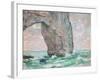 La Manneporte a Etretat, C.1883-85-Claude Monet-Framed Giclee Print