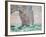 La Manneporte a Etretat, C.1883-85-Claude Monet-Framed Giclee Print