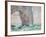 La Manneporte a Etretat, C.1883-85-Claude Monet-Framed Giclee Print