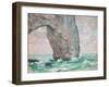 La Manneporte a Etretat, C.1883-85-Claude Monet-Framed Giclee Print