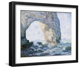 La Manneporte (Etretat), 1883-Claude Monet-Framed Giclee Print