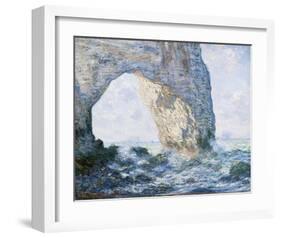 La Manneporte (Etretat), 1883-Claude Monet-Framed Giclee Print