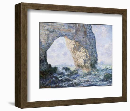 La Manneporte (Etretat), 1883-Claude Monet-Framed Art Print