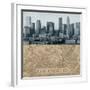 LA Map I-The Vintage Collection-Framed Giclee Print