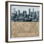 LA Map I-The Vintage Collection-Framed Giclee Print