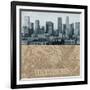 LA Map I-The Vintage Collection-Framed Giclee Print