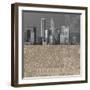 LA Map II-The Vintage Collection-Framed Giclee Print