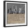 LA Map II-The Vintage Collection-Framed Giclee Print