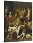 La marchande de gibier-Frans Snyders-Stretched Canvas