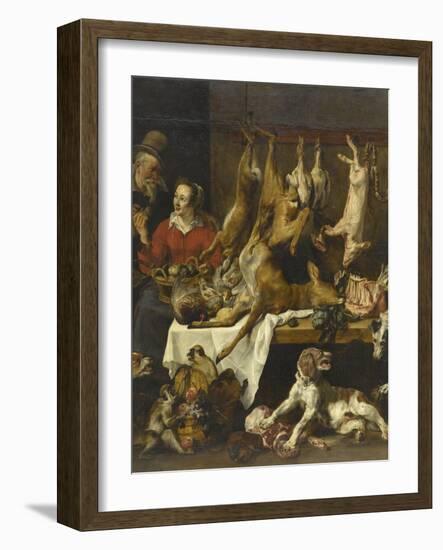 La marchande de gibier-Frans Snyders-Framed Giclee Print