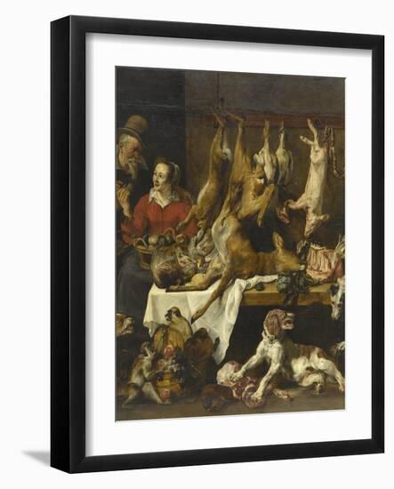 La marchande de gibier-Frans Snyders-Framed Giclee Print