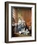 La marchande de modes-Francois Boucher-Framed Giclee Print