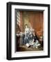 La marchande de modes-Francois Boucher-Framed Giclee Print